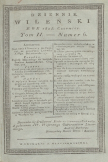 Dziennik Wileński. T.2, nr 6 (czerwiec 1825)