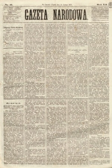 Gazeta Narodowa. 1873, nr 41