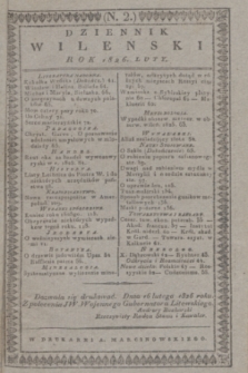 Dziennik Wileński. Literatura Nadobna. T.1, N. 2 (luty 1826)