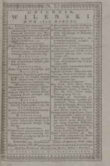 Dziennik Wileński. Literatura Nadobna. T.1, N. 3 (marzec 1826)