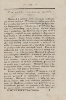 Dziennik Wileński. Literatura Nadobna. T.1, [N. 6] (czerwiec 1826)