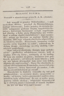 Dziennik Wileński. Literatura Nadobna. T.1, N. 9 (wrzesień 1826)