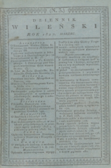 Dziennik Wileński. Literatura Nadobna. T.2, N. 3 (marzec 1827)