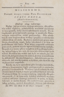 Dziennik Wileński. Literatura Nadobna. T.2, N. 11 (listopad 1827)