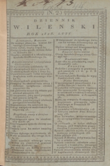 Dziennik Wileński. Literatura Nadobna. T.3, N. 2 (luty 1828)