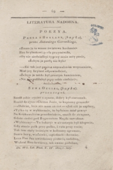 Dziennik Wileński. Literatura Nadobna. T.4, [N. 2] (luty 1829)