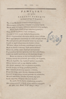 Dziennik Wileński. Literatura Nadobna. T.4, [N. 5] (may 1829)