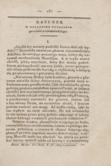 Dziennik Wileński. Literatura Nadobna. T.4, [N. 6] (czerwiec 1829)