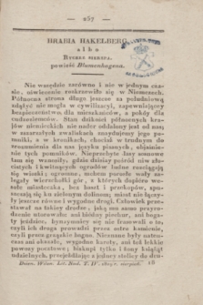 Dziennik Wileński. Literatura Nadobna. T.4, [N. 8] (sierpień 1829)
