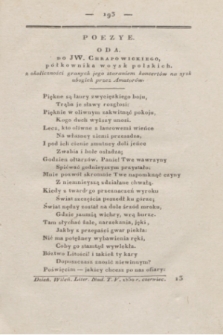 Dziennik Wileński. Literatura Nadobna. T.5, [N. 6] (czerwiec 1830)