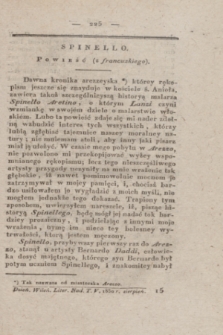Dziennik Wileński. Literatura Nadobna. T.5, [N. 8] (sierpnień 1830)