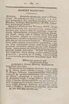 Dziennik Wileński. Nowiny Naukowe. T.1, [N. 5] (maj 1826) + wkładka