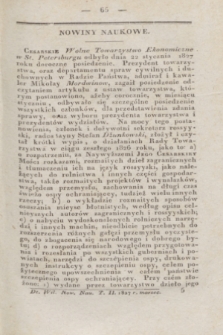 Dziennik Wileński. Nowiny Naukowe. T.2, [N. 3] (marzec 1827) + wkładka