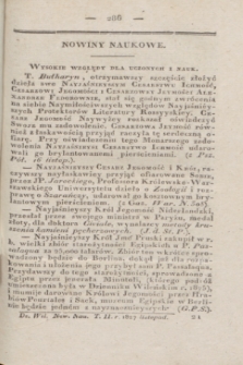 Dziennik Wileński. Nowiny Naukowe. T.2, [N. 11] (listopad 1827)