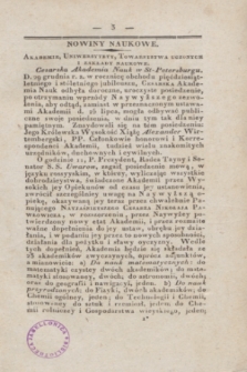 Dziennik Wileński. Nowiny Naukowe. T.3, [N. 1] (styczeń 1828)