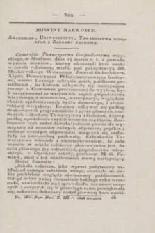 Dziennik Wileński. Nowiny Naukowe. T.3, [N. 8] (sierpień 1828)