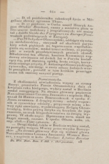 Dziennik Wileński. Nowiny Naukowe. T.3, [N. 10] (październik 1828) + wkładka