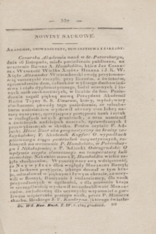 Dziennik Wileński. Nowiny Naukowe. T.4, [N. 12] (grudzień 1829)