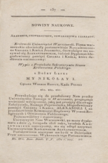 Dziennik Wileński. Nowiny Naukowe. T.5, [N. 5] (may 1830)
