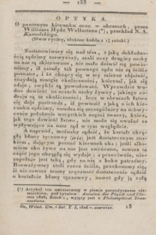 Dziennik Wileński. Umiejętności i Sztuki. T.1 (czerwiec 1826)