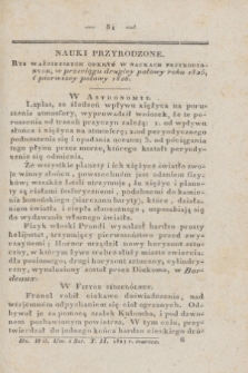 Dziennik Wileński. Umiejętności i Sztuki. T.2 (marzec 1827)