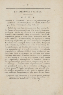 Dziennik Wileński. Umiejętności i Sztuki. T.5 (styczeń 1830)