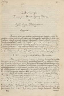 Centralizacya Ogółu Demokratycznego Polskiego do Ogółu tegoż Towarzystwa. 1836/1837, [okólnik] [5] (12 marca 1836)