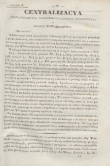 Okólniki Towarzystwa Demokratycznego Polskiego. 1837/1838, okólnik 8 () + dod.