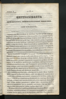 Okólniki Towarzystwa Demokratycznego Polskiego. 1838/1840, okólnik 3 (17 lutego 1839)