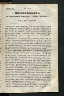 Okólniki Towarzystwa Demokratycznego Polskiego. 1838/1840, okólnik 10 (20 sierpnia 1839)