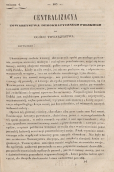 Okólniki Towarzystwa Demokratycznego Polskiego. 1840/1841, okólnik 4 ()