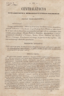 Okólniki Towarzystwa Demokratycznego Polskiego. 1840/1841, okólnik 6 (7 sierpnia 1840)