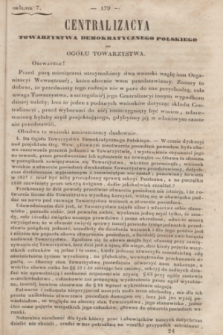 Okólniki Towarzystwa Demokratycznego Polskiego. 1840/1841, okólnik 7 (2 października 1840)