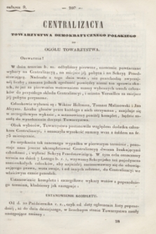 Okólniki Towarzystwa Demokratycznego Polskiego. 1840/1841, okólnik 9 (12 stycznia 1841)