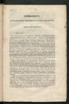 Okólniki Towarzystwa Demokratycznego Polskiego. 1843/1845, okólnik 4 (21 sierpnia 1844)
