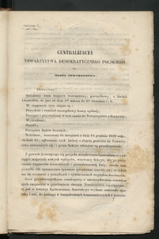 Okólniki Towarzystwa Demokratycznego Polskiego. 1843/1845, okólnik 5 (15 września 1844)