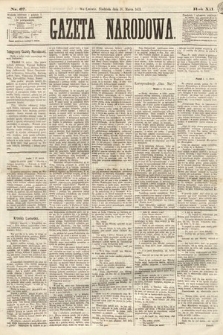 Gazeta Narodowa. 1873, nr 67