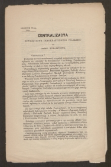 Centralizacya Ogółu Demokratycznego Polskiego do Ogółu Towarzystwa. 1853/1859, okólnik 31 (1 października 1858)