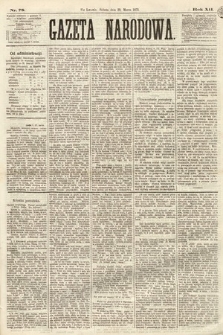 Gazeta Narodowa. 1873, nr 78