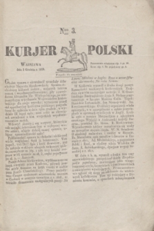 Kurjer Polski. 1829, Nro 3 (3 grudnia)