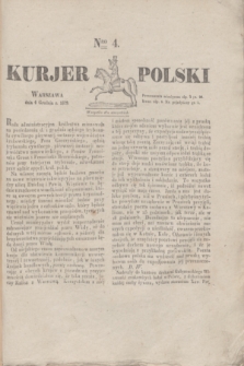 Kurjer Polski. 1829, Nro 4 (4 grudnia)