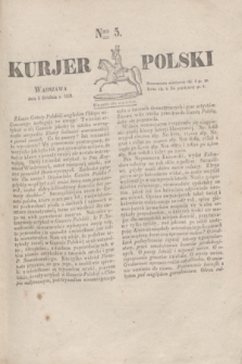 Kurjer Polski. 1829, Nro 5 (5 grudnia)