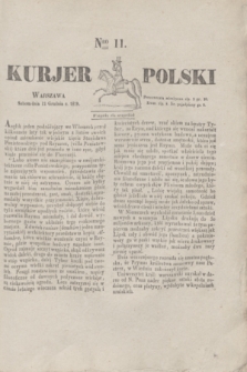 Kurjer Polski. 1829, Nro 11 (12 grudnia)