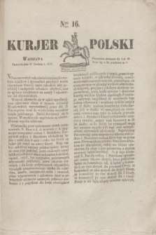 Kurjer Polski. 1829, Nro 16 (17 grudnia)