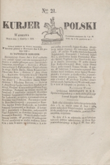 Kurjer Polski. 1829, Nro 21 (22 grudnia)