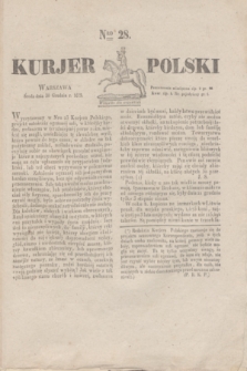 Kurjer Polski. 1829, Nro 28 (30 grudnia)