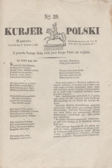 Kurjer Polski. 1829, Nro 29 (31 grudnia)