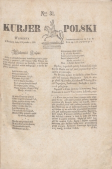 Kurjer Polski. 1830, Nro 31 (3 stycznia)