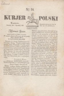 Kurjer Polski. 1830, Nro 34 (7 stycznia)