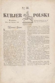 Kurjer Polski. 1830, Nro 36 (9 stycznia)